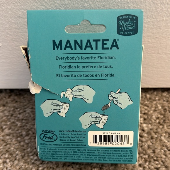 NWT Manatea Silicone Tea Infuser - Picture 2 of 6